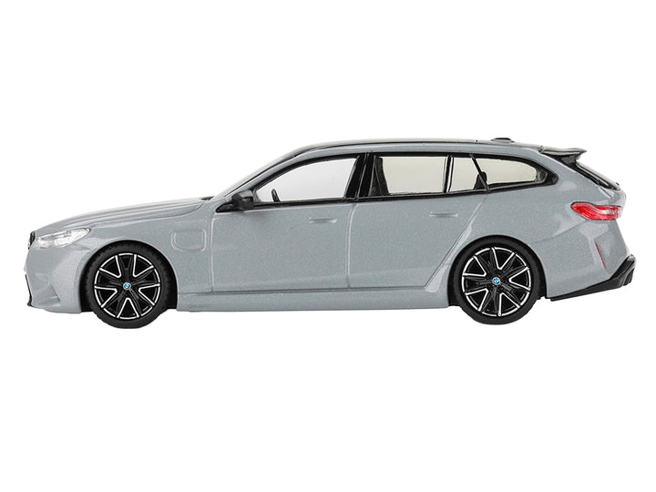 BMW M5 Touring Brooklyn Gray Metallic with Sunroof 1/64 Diecast Model Car by Mini GT image 2