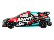 Hyundai Ioniq 5N RS-01T "Mini GT" Black with Graphics "2025 Tokyo Auto Salon" Limited Edition 1/64 Diecast Model Car by Mini GT image 3