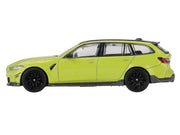 BMW M3 M Performance Touring Sao Paulo Yellow with Black Top Limited Edition 1/64 Diecast Model Car by Mini GT image 2