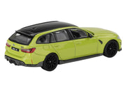 BMW M3 M Performance Touring Sao Paulo Yellow with Black Top Limited Edition 1/64 Diecast Model Car by Mini GT image 3