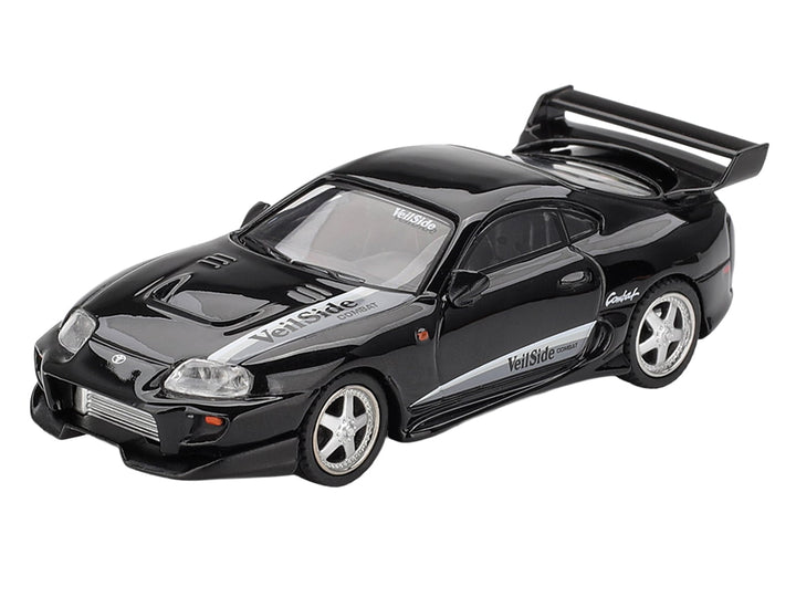 Toyota Supra "VeilSide Combat V-II" Black Limited Edition 1/64 Diecast Model Car by Mini GT image 2