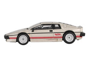 Lotus Esprit Turbo Silver Metallic with Red Stripes Limited Edition 1/64 Diecast Model Car by Mini GT image 2