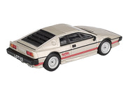 Lotus Esprit Turbo Silver Metallic with Red Stripes Limited Edition 1/64 Diecast Model Car by Mini GT image 3