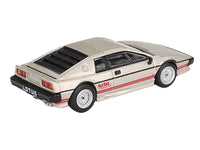 Lotus Esprit Turbo Silver Metallic with Red Stripes Limited Edition 1/64 Diecast Model Car by Mini GT image 3