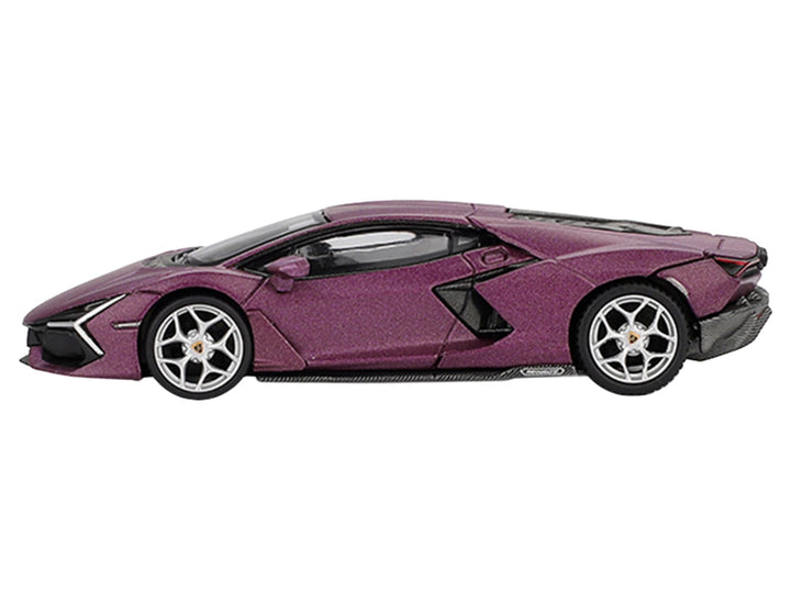 Lamborghini Revuelto Viola 30th Matt Purple Metallic Limited Edition 1/64 Diecast Model Car by Mini GT image 2