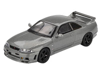Nissan Skyline GT-R (NISMO BCNR33 CRS Version) RHD (Right Hand Drive) Dark Metal Gray Metallic Limited Edition 1/64 Diecast Model Car by Mini GT image 2