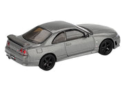 Nissan Skyline GT-R (NISMO BCNR33 CRS Version) RHD (Right Hand Drive) Dark Metal Gray Metallic Limited Edition 1/64 Diecast Model Car by Mini GT image 4