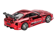 Toyota Supra (A80) Top Secret GT-300 RHD (Right Hand Drive) Red Chrome Limited Edition 1/64 Die Cast Model Car by Mini GT image 3