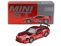 Toyota Supra (A80) Top Secret GT-300 RHD (Right Hand Drive) Red Chrome Limited Edition 1/64 Die Cast Model Car by Mini GT image 4