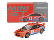 Subaru Impreza WRC97 #1 Armin Kremer - Fred Berssen Champion "Deutsche Rallye Meisterschaft (DRM)" (1999) Limited Edition 1/64 Diecast Model Car by Mini GT image 4