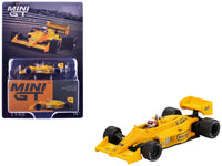 MINI GT 1:64 Lotus 99T #11 Satoru Nakajima, Monaco Grand Prix 1987.