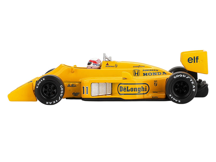 Lotus 99T #11 Satoru Nakajima Formula One F1 "Monaco GP" (1987) with Driver Figure Limited Edition 1/64 Diecast Model Car by Mini GT image 2