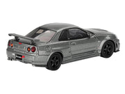 Nissan Skyline GT-R (NISMO BNR34 CRS Version) RHD (Right Hand Drive) Dark Metal Gray Metallic Limited Edition 1/64 Diecast Model Car by Mini GT image 4