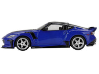 Nissan Z VeilSide FFZ400 Seiran Blue Metallic with Black Top Limited Edition 1/64 Diecast Model Car by Mini GT image 3