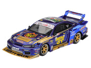 Nissan Silvia (S15) LB-Super Silhouette RHD (Right Hand Drive) #555 Yukio Fausto "Team MINI GT Liberty Walk" Halloween Special "Formula Drift Japan" (2025) Limited Edition 1/64 Diecast Model Car by Mini GT image 2