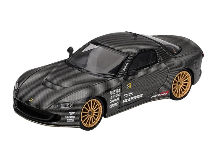 Mazda RX-7 RE-Amemiya "Matsukiyo KOKU 3 Rotor NA-7" Carbon Fiber "Tokyo Auto Salon 2025 Best Tuned Car Award" Limited Edition 1/64 Diecast Model Car by Mini GT image 2
