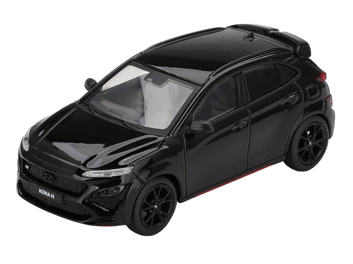 Hyundai Kona N Phantom Black Limited Edition 1/64 Diecast Model Car by Mini GT image 2