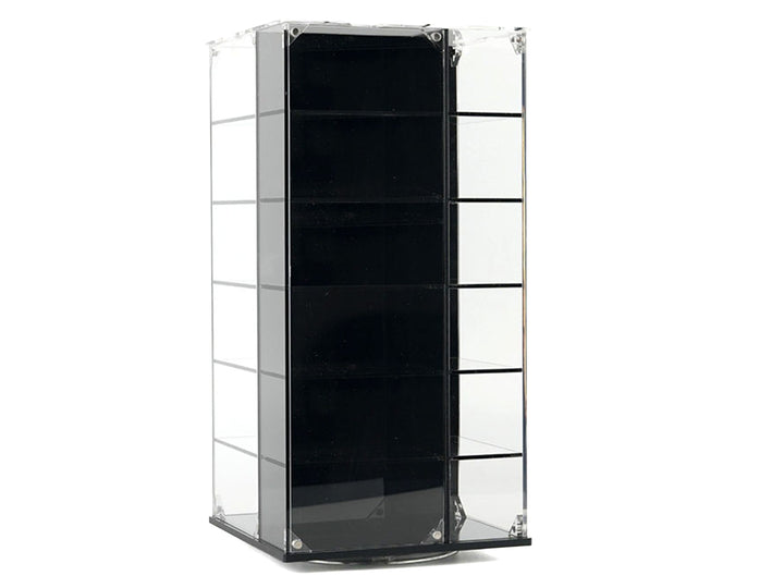 Acrylitower Showcase 24 Car Display Desktop Spinner with Cover "Mijo Exclusives" for 1/64 Scale Models image 2