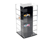 Acrylitower Showcase 24 Car Display Desktop Spinner with Cover "Mijo Exclusives" for 1/64 Scale Models image 3