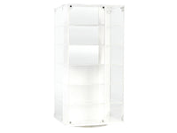 Acrylitower Showcase 24 Car Display Desktop Spinner with Cover White "Mijo Exclusives" for 1/64 Scale Models image 2