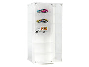 Acrylitower Showcase 24 Car Display Desktop Spinner with Cover White "Mijo Exclusives" for 1/64 Scale Models image 4