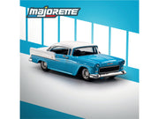 1955 Chevrolet Bel Air Blue and White "Collection" Series 1/64 Diecast Model Car by Majorette image 5