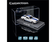 1965 Shelby GT350 White with Blue Stripes "Collection" Series 1/64 Diecast Model Car by Majorette image 5