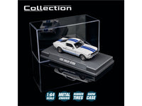 1965 Shelby GT350 White with Blue Stripes "Collection" Series 1/64 Diecast Model Car by Majorette image 5
