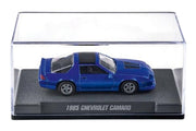 1985 Chevrolet Camaro Blue Metallic with Black Top "Collection" Series 1/64 Diecast Model Car by Majorette image 3