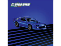 1985 Chevrolet Camaro Blue Metallic with Black Top "Collection" Series 1/64 Diecast Model Car by Majorette image 4