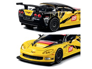 2005 Chevrolet Corvette C6R #69 Yellow and Black "Collection" Series 1/64 Diecast Model Car by Majorette image 3