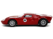 1965 Ford GT40 MK1 #25 Red Metallic with Gold Stripes "Collection" Series 1/64 Diecast Model Car by Majorette image 2