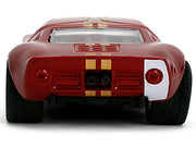 1965 Ford GT40 MK1 #25 Red Metallic with Gold Stripes "Collection" Series 1/64 Diecast Model Car by Majorette image 5