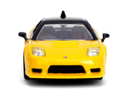 1995 Honda NSX-R GT RHD (Right Hand Drive) Yellow with Black Top "Collection" Series 1/64 Diecast Model Car by Majorette image 5