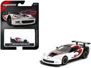 2005 Chevrolet Corvette C6R #16 White with Black and Red Graphics "Collection" Series 1/64 Diecast Model Car by Majorette