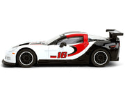 2005 Chevrolet Corvette C6R #16 White with Black and Red Graphics "Collection" Series 1/64 Diecast Model Car by Majorette image 2