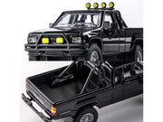1985 Toyota Hilux SR5 Pickup Truck Black "Collection" Series 1/64 Diecast Model Car by Majorette image 2