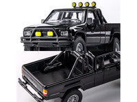 1985 Toyota Hilux SR5 Pickup Truck Black "Collection" Series 1/64 Diecast Model Car by Majorette image 2