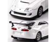 1995 Toyota Supra RHD (Right Hand Drive) White "Collection" Series 1/64 Diecast Model Car by Majorette image 2