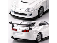 1995 Toyota Supra RHD (Right Hand Drive) White "Collection" Series 1/64 Diecast Model Car by Majorette image 2