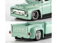 1956 Ford F-100 Pickup Truck Light Green "Collection" Series 1/64 Diecast Model Car by Majorette image 2
