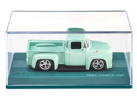 1956 Ford F-100 Pickup Truck Light Green "Collection" Series 1/64 Diecast Model Car by Majorette image 4