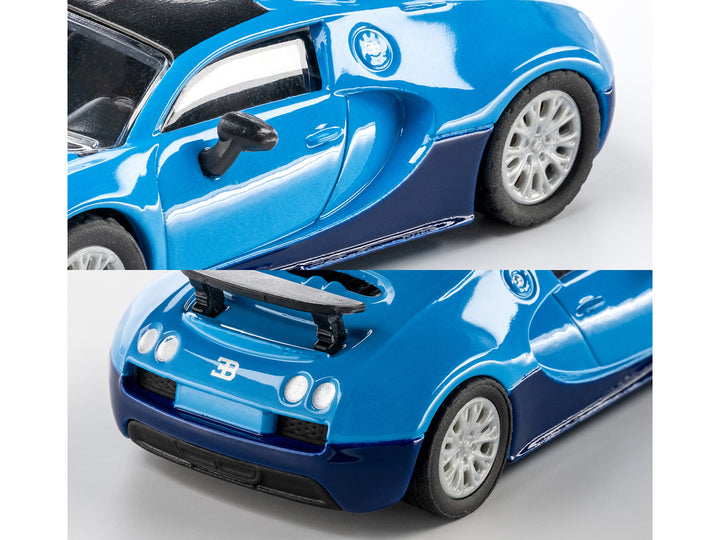 2005 Bugatti Veyron 16.4 Super Sport Blue "Collection" Series 1/64 Diecast Model Car by Majorette image 2