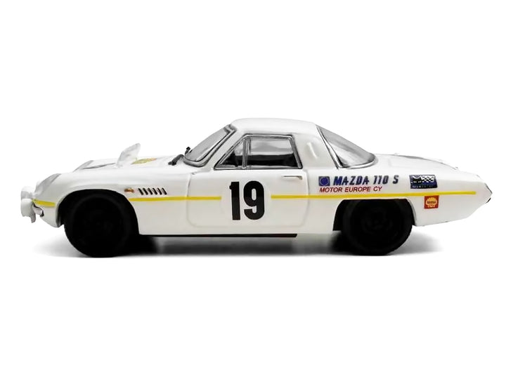 Mazda 110 S Cosmo Sports RHD (Right Hand Drive) #19 "Marathon de la Route" (1968) 1/64 Diecast Model Car by Model Model image 2
