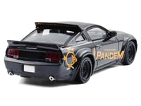 Pandem Mustang Black with Gold Graphics 1/64 Diecast Model Car by Model Model image 3