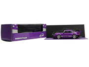 RWB 930 Purple with White Stripes 1/64 Diecast Model Car by Model Model image 5