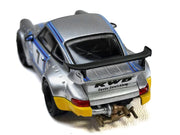 RWB 964 #7 "Ichiban Boshi - Martini Racing" Silver Metallic with Stripes 1/64 Diecast Model Car by Model Model image 3