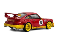 RWB 964 #17 "Idlers Club" Red with Yellow Accents 1/64 Diecast Model Car by Model Model image 3