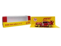 RWB 964 #17 "Idlers Club" Red with Yellow Accents 1/64 Diecast Model Car by Model Model image 5