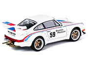 RWB 964 #59 "Brumos Pleasure" White with Red and Blue Stripes "KitGo Base" Series 1/64 Diecast Model Car by Model Model image 3